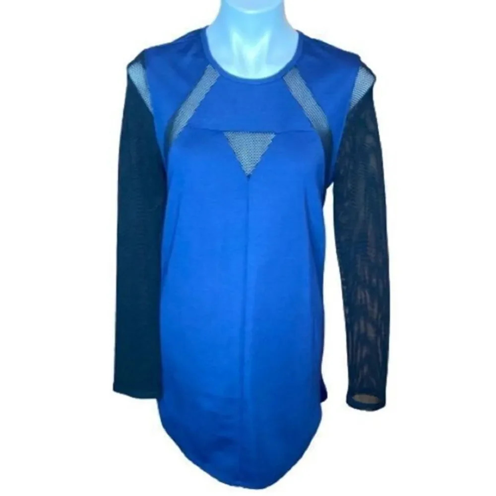 - Tobi   Women dress with mesh sleeve